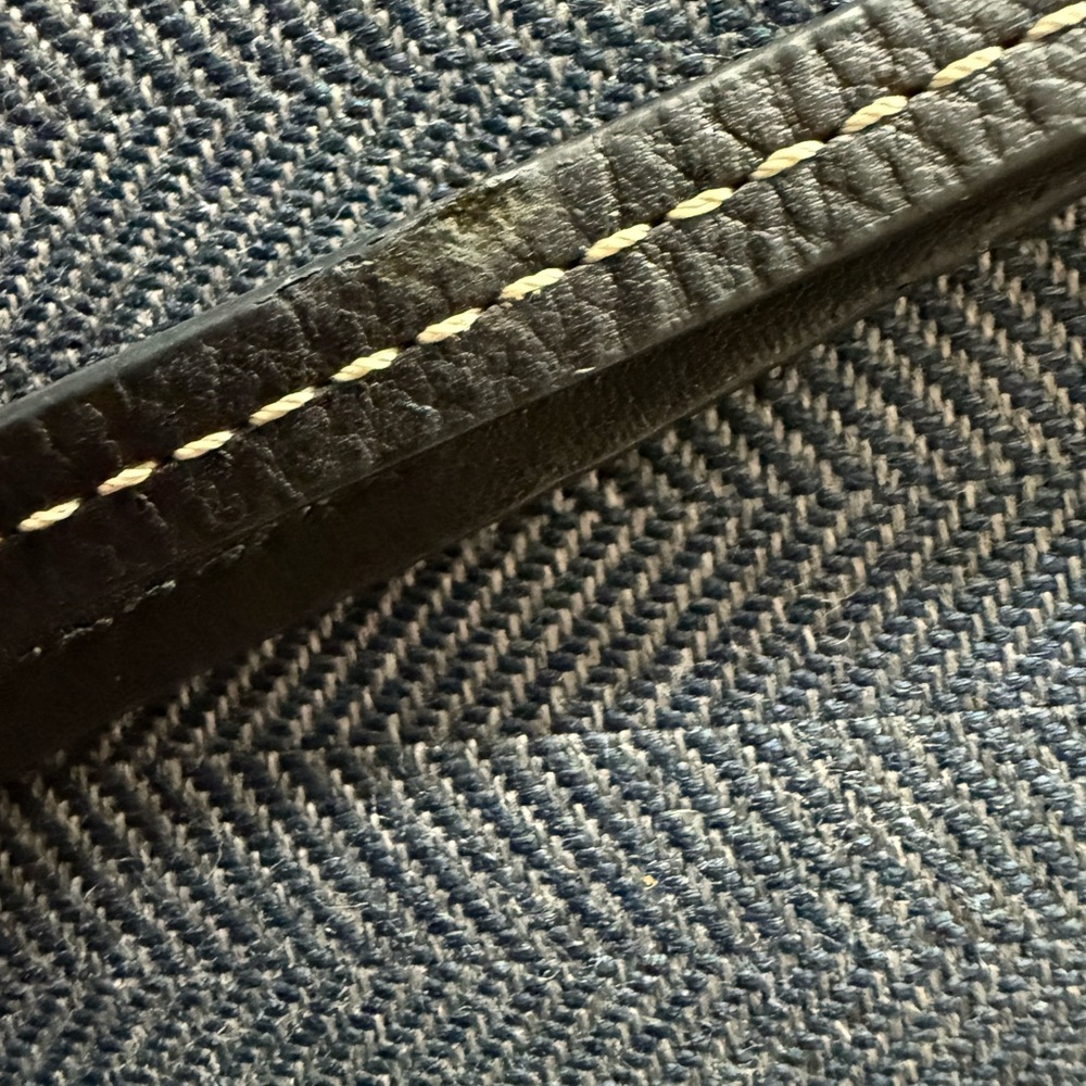 Coach Black and Gold Signature Script Wristlet: missing tag - Picture 6 of 6